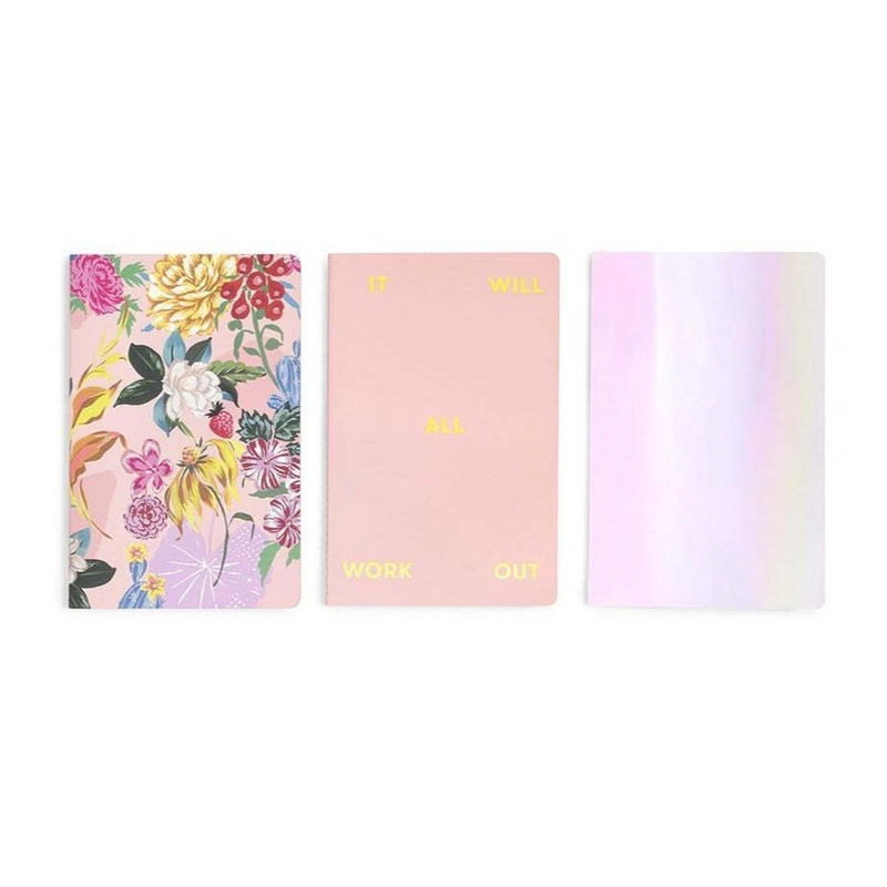 Набор из трёх блокнотов – Садовая вечеринка