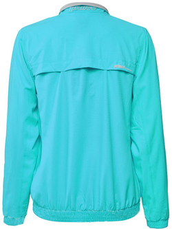 Женская Кофта теннисная Prince Full Zip Warm-Up Jacket - небесный