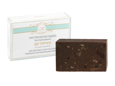 № 10 Мыло Дегтярное в коробке, 85 г,  Kleona