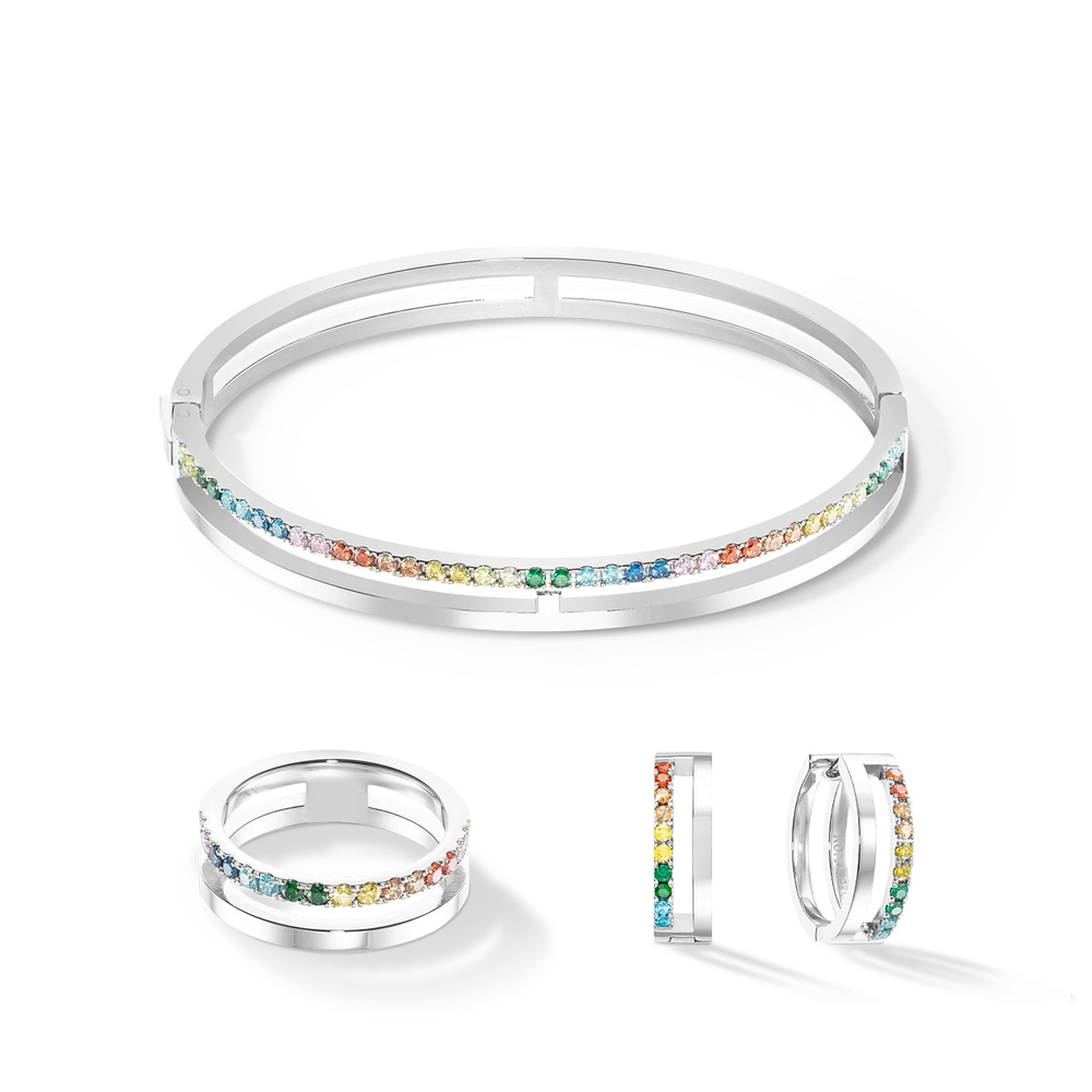 Браслет Coeur de Lion Multicolour Silver 0136/32-1517 17