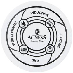 ЧАЙНИК AGNESS ЭМАЛИРОВАННЫЙ, СЕРИЯ СУРА, 3 Л (КОР=8ШТ.)