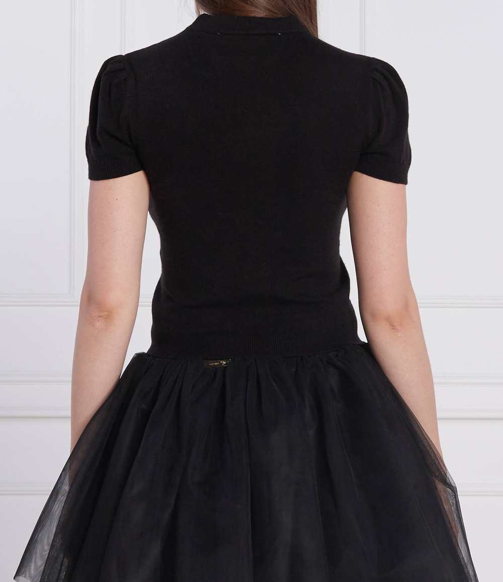 кардиган + блузка Silvian Heach - черный(CVA22089TW)