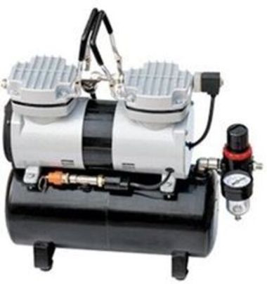 Миникомпрессор безмасляный (ресивер 3.5л, производительность 40л/мин, рабочее давление 3-4bar) Rotake RT-096