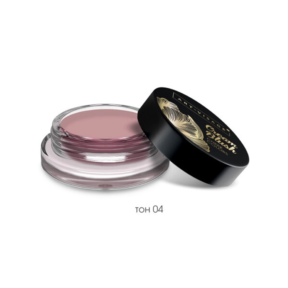 Румяна кремовые Art-Visage Cream blush 04 дымчатая орхидея