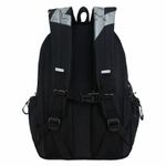 Рюкзак GRIZZLY школьный, анатомическая спинка, 2 отделения, для мальчиков, BLACK/GRAY, 42х32х22 см, RU-433-1/2