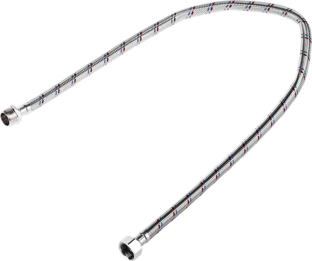 Подводка гибкая STAYER для воды, оплетка из нержавеющей стали, г/ш 1/2″ - 0,8м