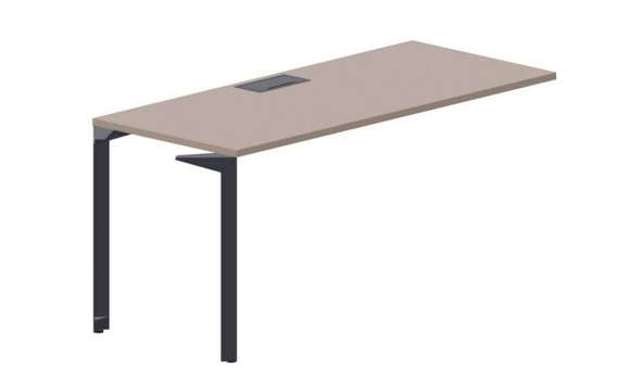 Стол 158х68х75см (металлический аутлет) - приставной элемент