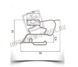 Уплотнитель  для холодильника Индезит R 45 NF L(EU)  х.к 1210*685 мм (022 АНАЛОГ)
