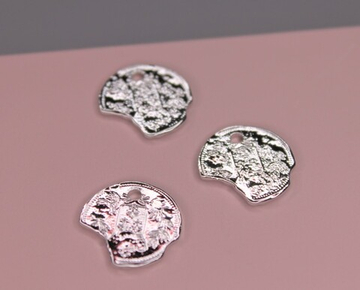 Подвеска монета неровная 15 мм