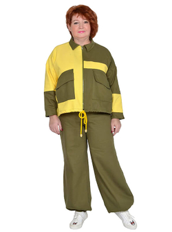 Ветровка джинсовая комбинированная