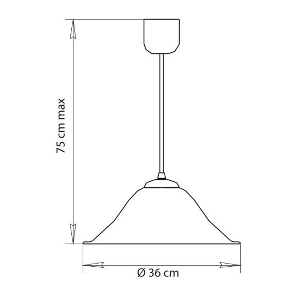 Светильник подвесной Arte Lamp Cucina A3320SP-1WH