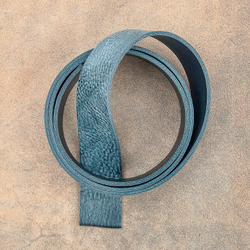 Ременная заготовка Аляска СКА34 цв. Синий, толщ. 3,3-3,5 мм