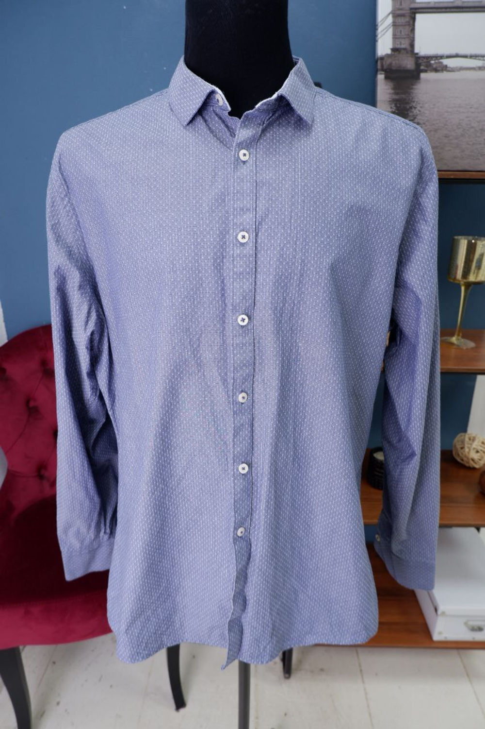 Рубашка Marks & Spencer классическая 58-60 размер