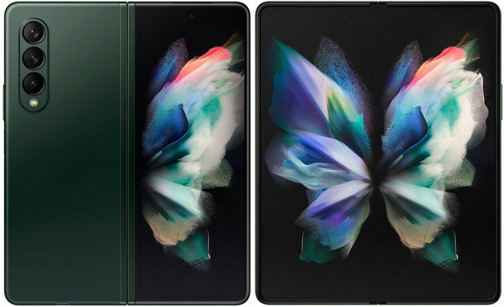 Смартфон 7.6" Samsung Galaxy Z Fold3 SM-F926 256GB зеленый (SM-F926BZGDSER)