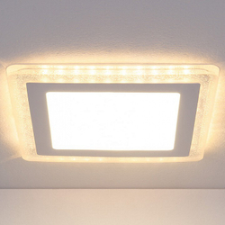 Встраиваемый светильник Elektrostandard DLS024 12+6W 4200K