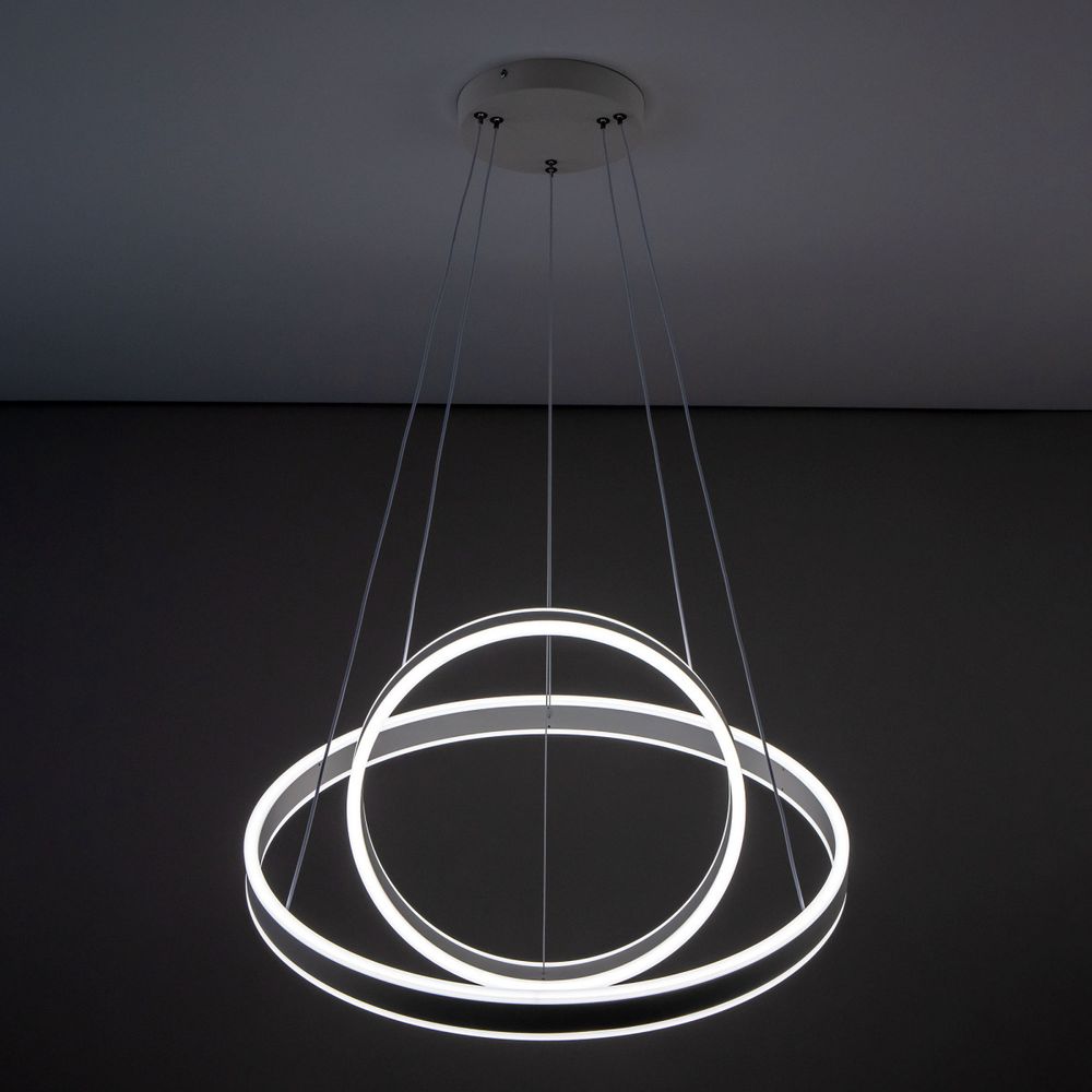 Citilux Дуэт CL719640 LED Люстра подвесная с пультом Белая