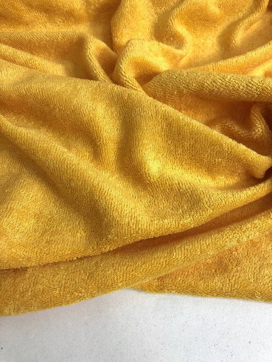 Трикотаж, желтый, хлопок махра хб/пэ VT