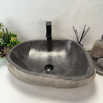 Раковина из речного камня RS-63445 (55*45*15) 0123
