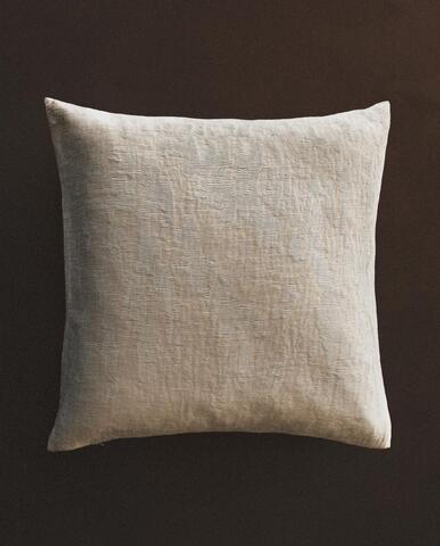 Zara Home наволочка декоративная из вискозы, серо-бежевый, 45x45 см