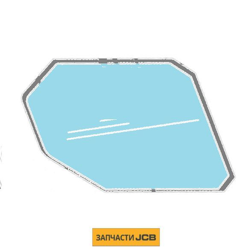 Стекло лобовое JCB 400/U2481