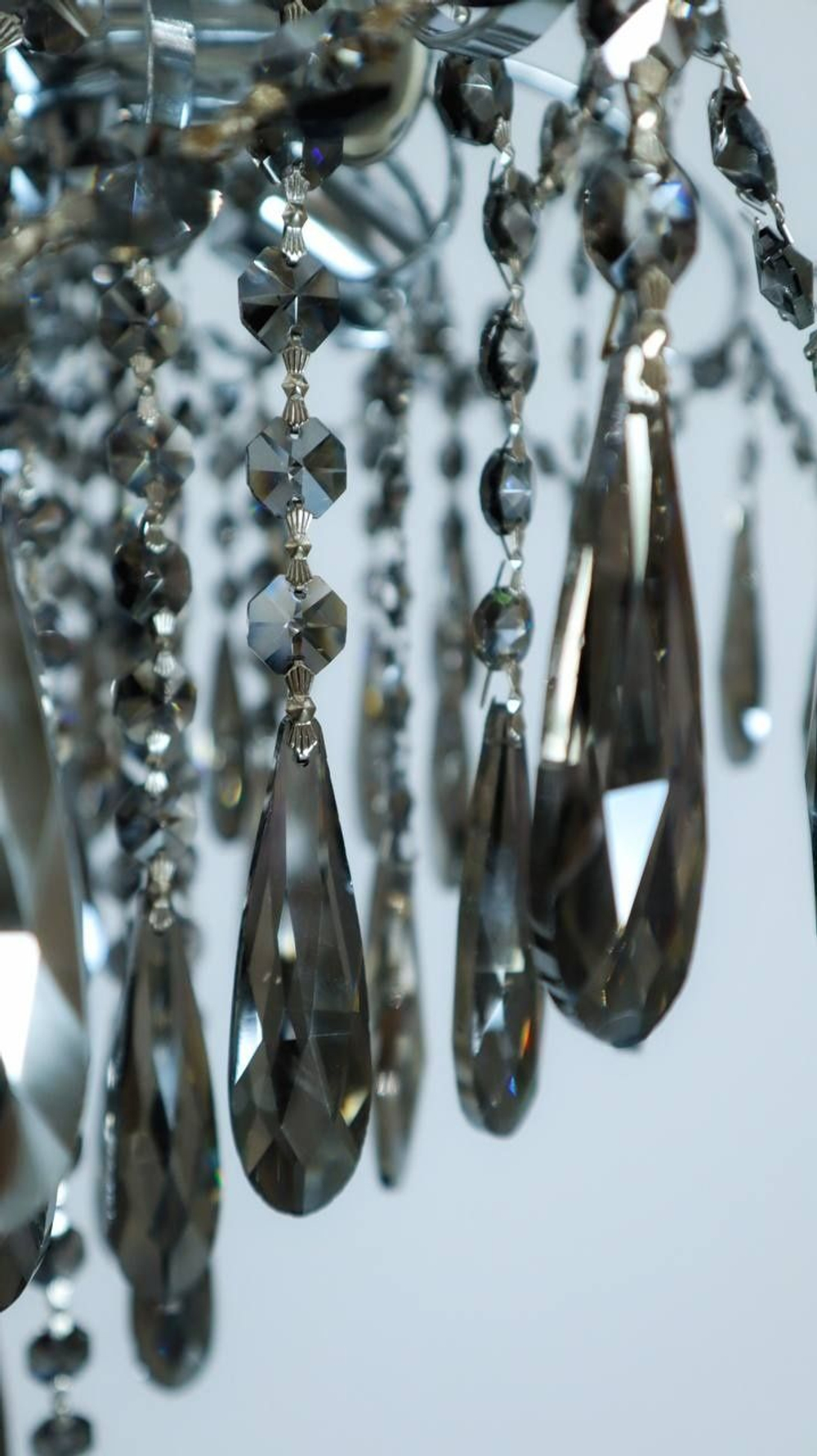 Люстра потолочная Lanbos, 5 ламп Е14, 200 Вт, до 18 кв м, серебро