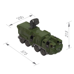 Военный тягач "Щит" с кунгом (Нордпласт)