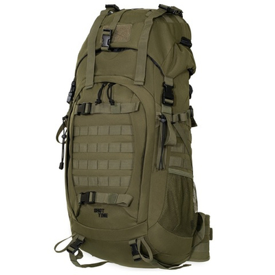 Рюкзак ShotTime Tactical 50л, ПВХ 600D, MOLLE, 68х28х22 см, олива, 1700г ST-BP-230 17-OD