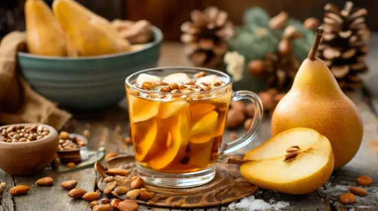 Сбитень - рецепт согревающего напитка с нотками груши и кедровых орешков