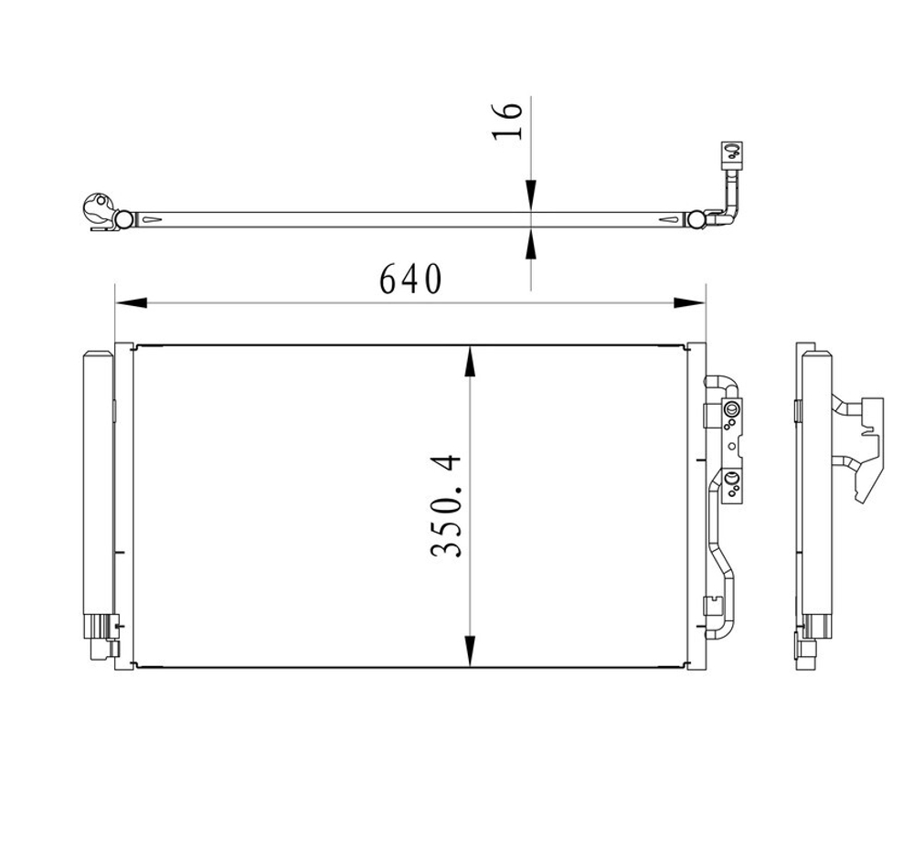 Kular - 86529-KLR - Condenser, air conditioning