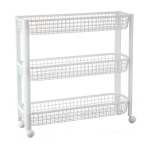 Полка узкая на колёсах (3 секции)