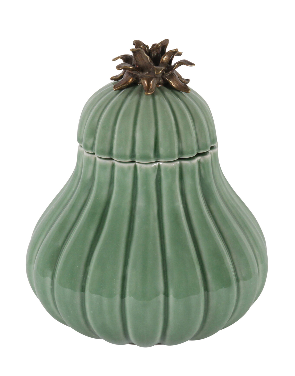 nan BOX PUMPKIN GREENШкатулка зеленая в G&C Зеленый