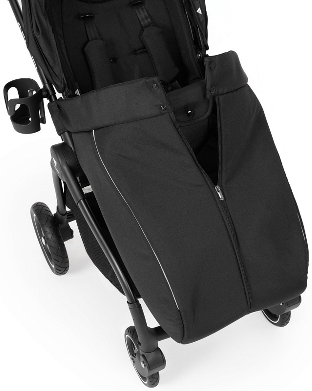 Детская прогулочная коляска Emmet Sequel SQL-01 Чёрный / (Black)