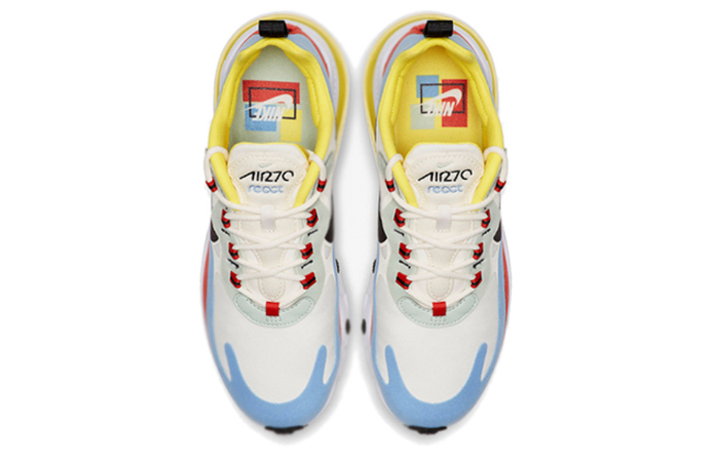 Кроссовки Nike Air Max 270 React "Bauhaus" (Женская размерная сетка)