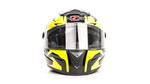 Шлем мото интеграл HIZER B561 №1 (L) black/yellow