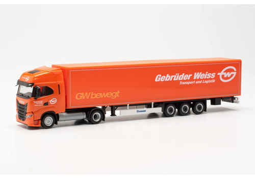 Грузовик Iveco S-Way LNG пп фургон 15м "Gebrüder Weiss" (Бавария/Нюрнберг)