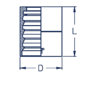 Муфта DN 32 1SN (с зачисткой)