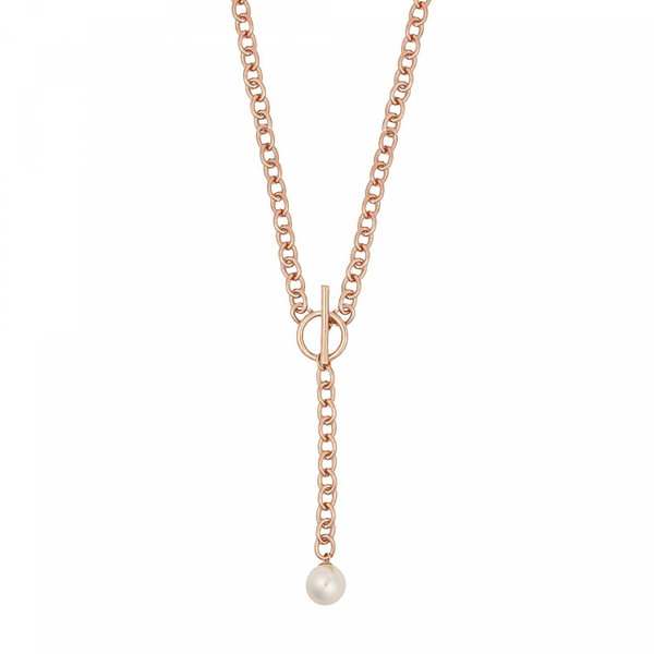Колье Fiore Luna Pearl B2103PE-N05.1 BW/RG