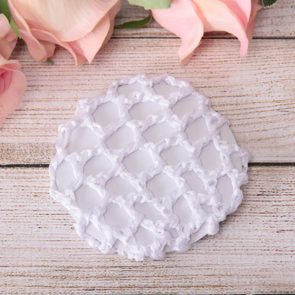 Сетка на пучок «Ballet style - Элла», цвет белый, d-10см