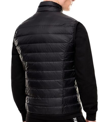 Мужская теннисная жилетка EA7 Man Woven Down - black