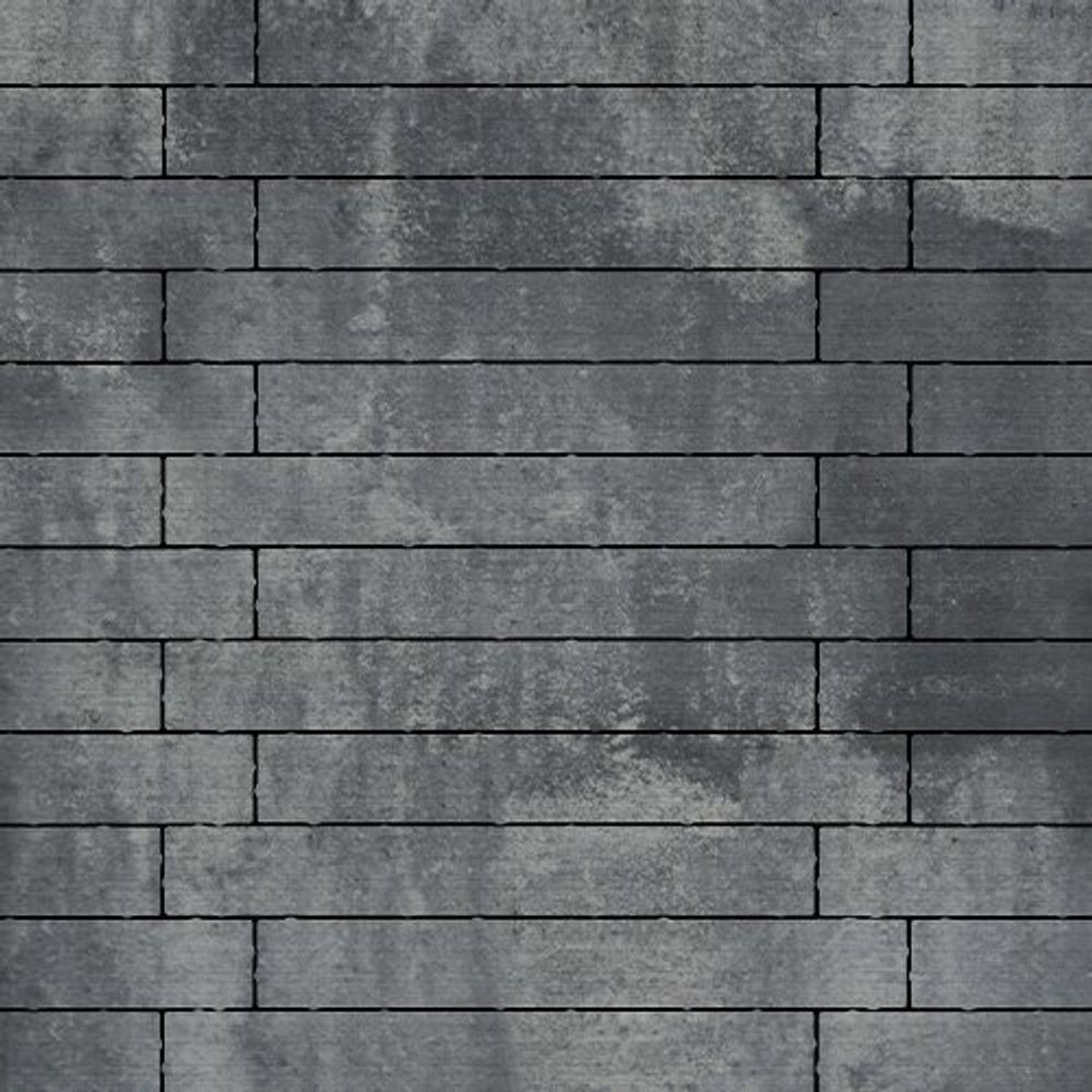 Тротуарная плитка Кроссбар Хэви, 100 мм, ColorMix Актау, гладкая