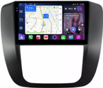 Магнитола для Chevrolet Tahoe 900 2006-2014 (рамка черная) - FarCar BM1247M монитор 9.5" QLED на Android 14, TS10, 4+32Гб, CarPlay, 4G SIM-слот