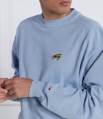 Худи BOXY SIGNATURE CREW Tommy Jeans - голубой(DM0DM17784)