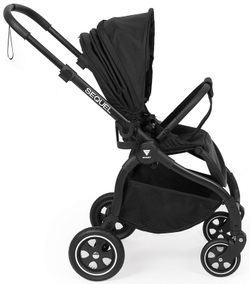 Детская прогулочная коляска Emmet Sequel SQL-01 Чёрный / (Black)