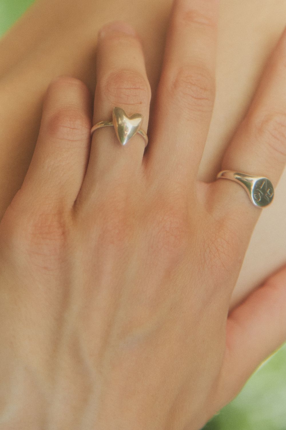 Кольцо Объемное Сердце