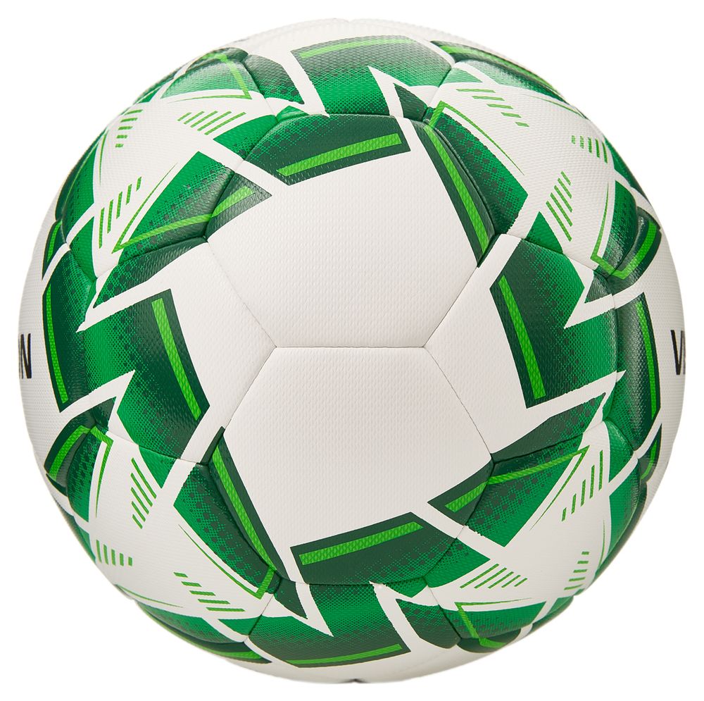 Мяч футзал. VISION MISSION, FS325114 р.4, 32 п. PU, 4 подкл.сл, гибрид.,бело-зелен
