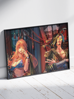 Постер плакат Нами И Усоп Арт One Piece Ван Пис