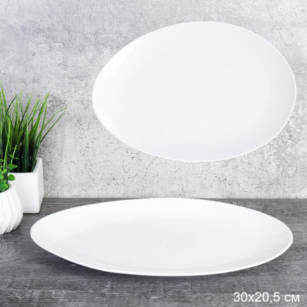 Блюдо овальное 30х20х2 см / SWR-45 /уп 30/