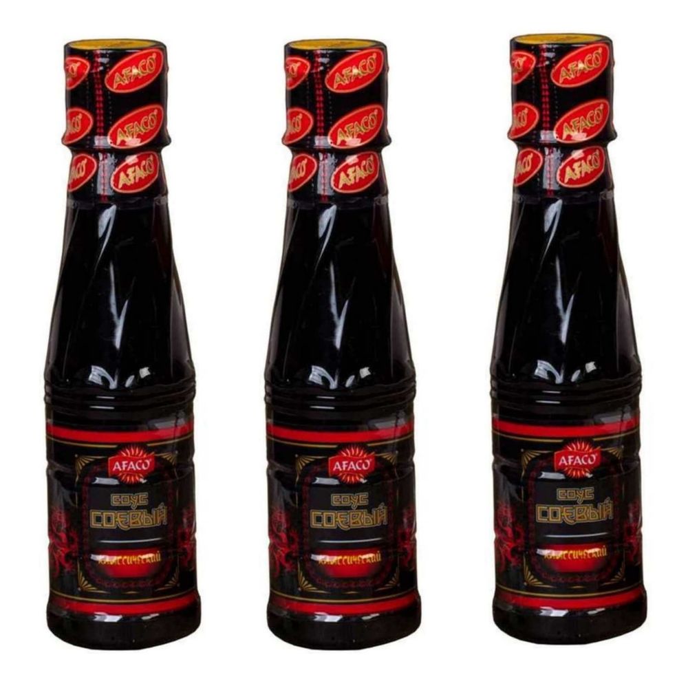 Соус соевый AFACO классический, 200 мл, 3 шт