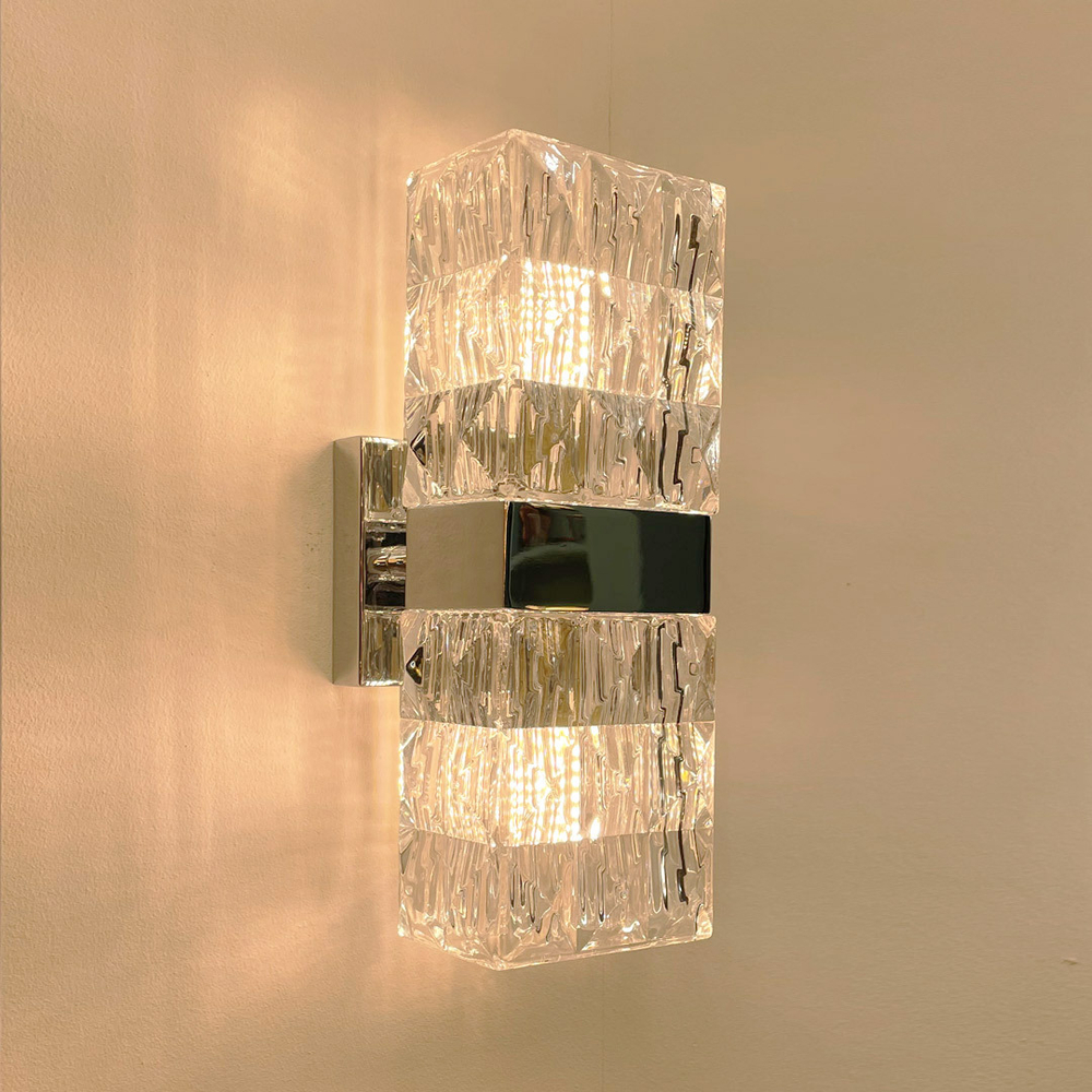 Бра Cloyd CORUND-A W2 / выс. 27 см - хром (арт.20191)