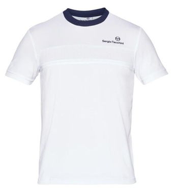 Мужская теннисная футболка Sergio Tacchini Specchio T-Shirt - белый